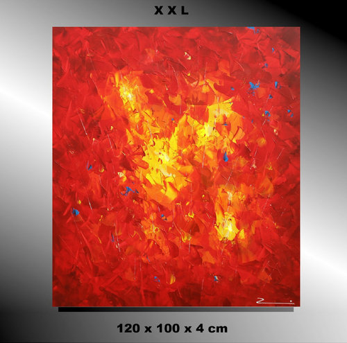 Gemälde "Red" 120x100x4 cm