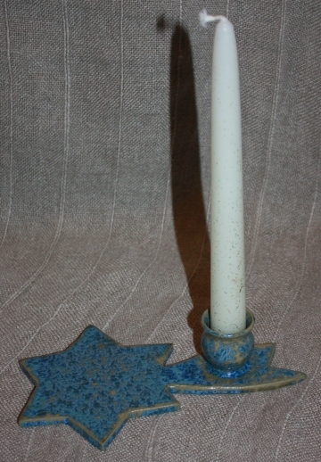 Kerzenhalter Leuchter Keramik Sternschnuppe