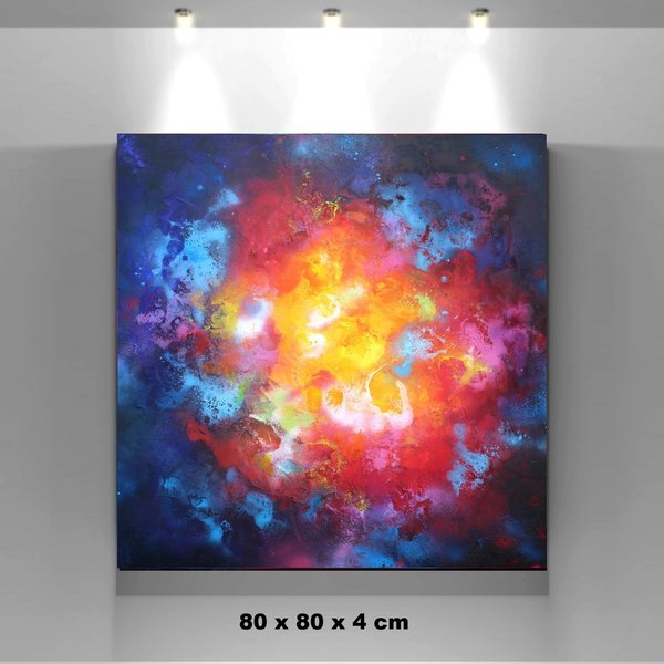 Gemälde abstrakt Unikat Galaxia I