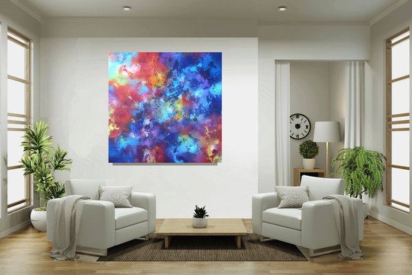 Gemälde abstrakt Unikat "Supernova"